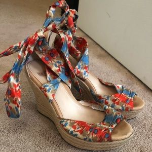 Ugg tie-up wedges
